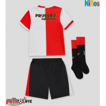 Camiseta Feyenoord Primera Equipación para niños 2025-26 manga corta (+ pantalones cortos)